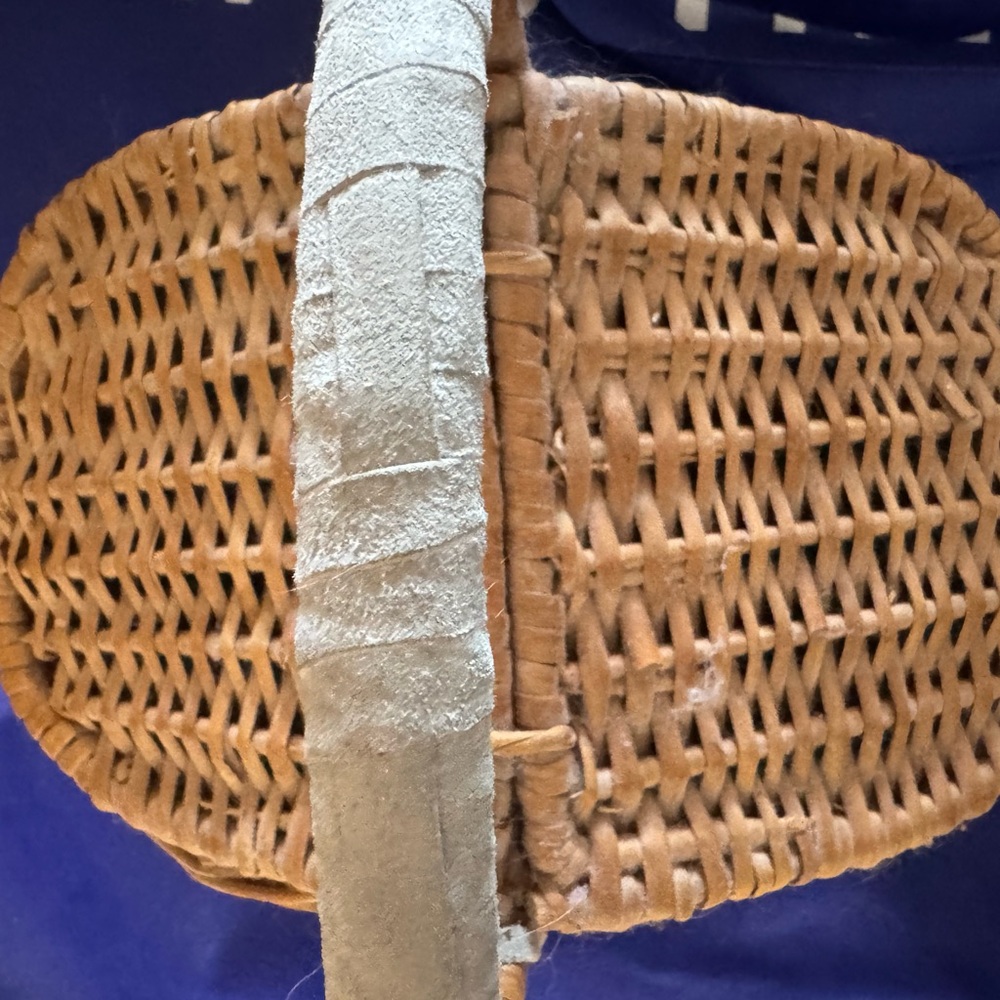 Anya Hindmarch 💯% Authentic Vintage Woven picnic Basket bag w/Handle RARE AHfind - Picture 4 of 12